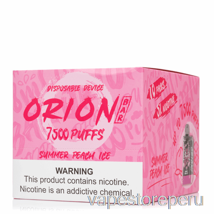 Vape Peru [paquete De 10] Vape Perdido Orion Bar 7500 Desechable